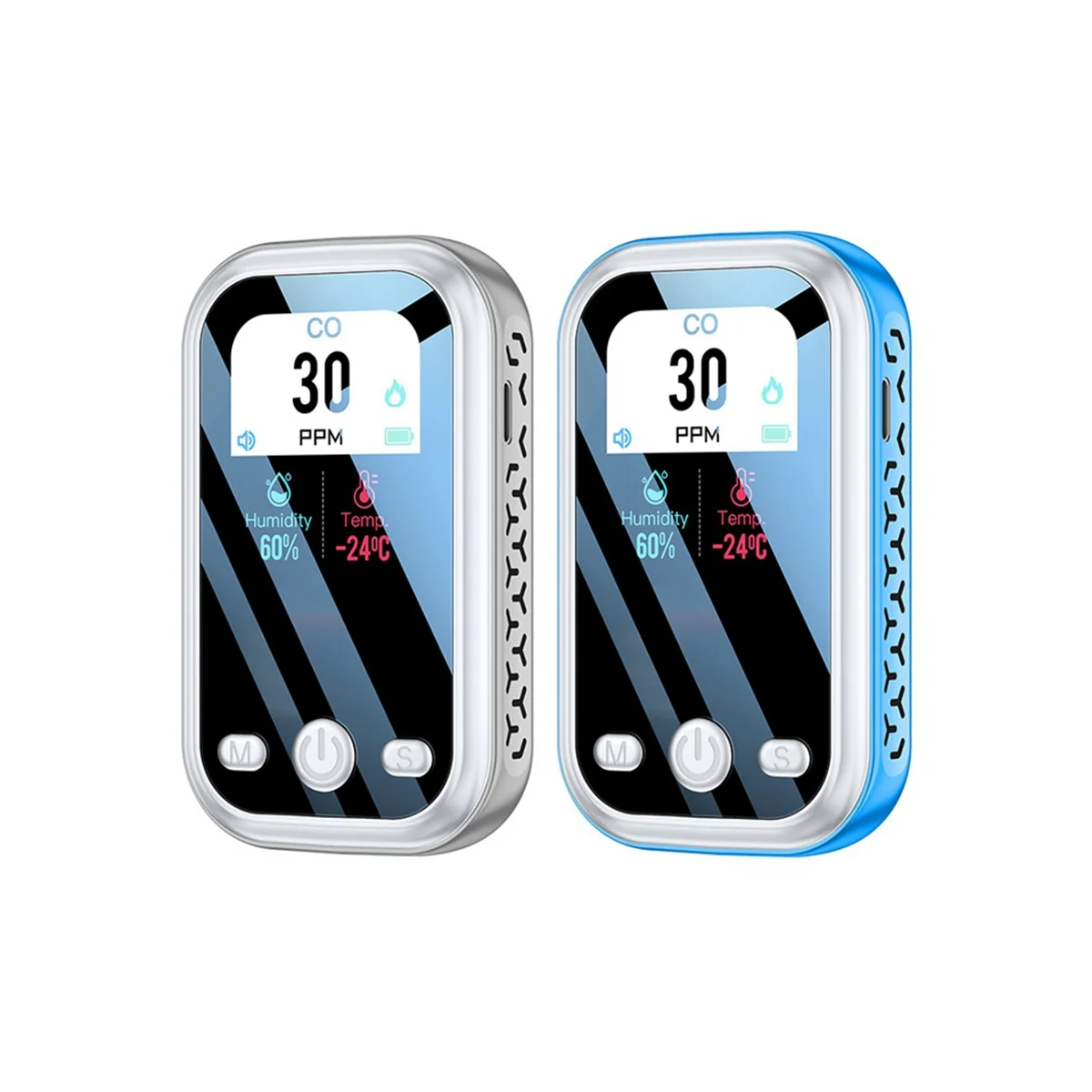 

2 шт. детектор качества воздуха Высокочувствительный полупроводниковый датчик, прибор для измерения температуры и влажности воздуха