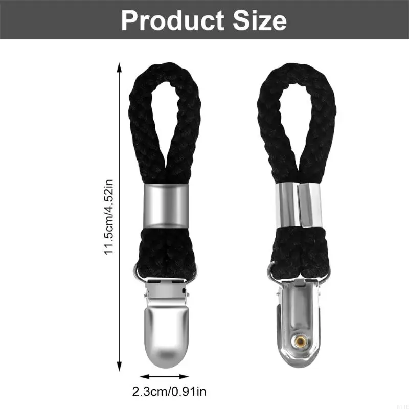 10Pcs Cotton Rope Clip Hanging Clip Metal Towel Hanger with Rings Cotton Bathroom Towel Kitchen Accessories