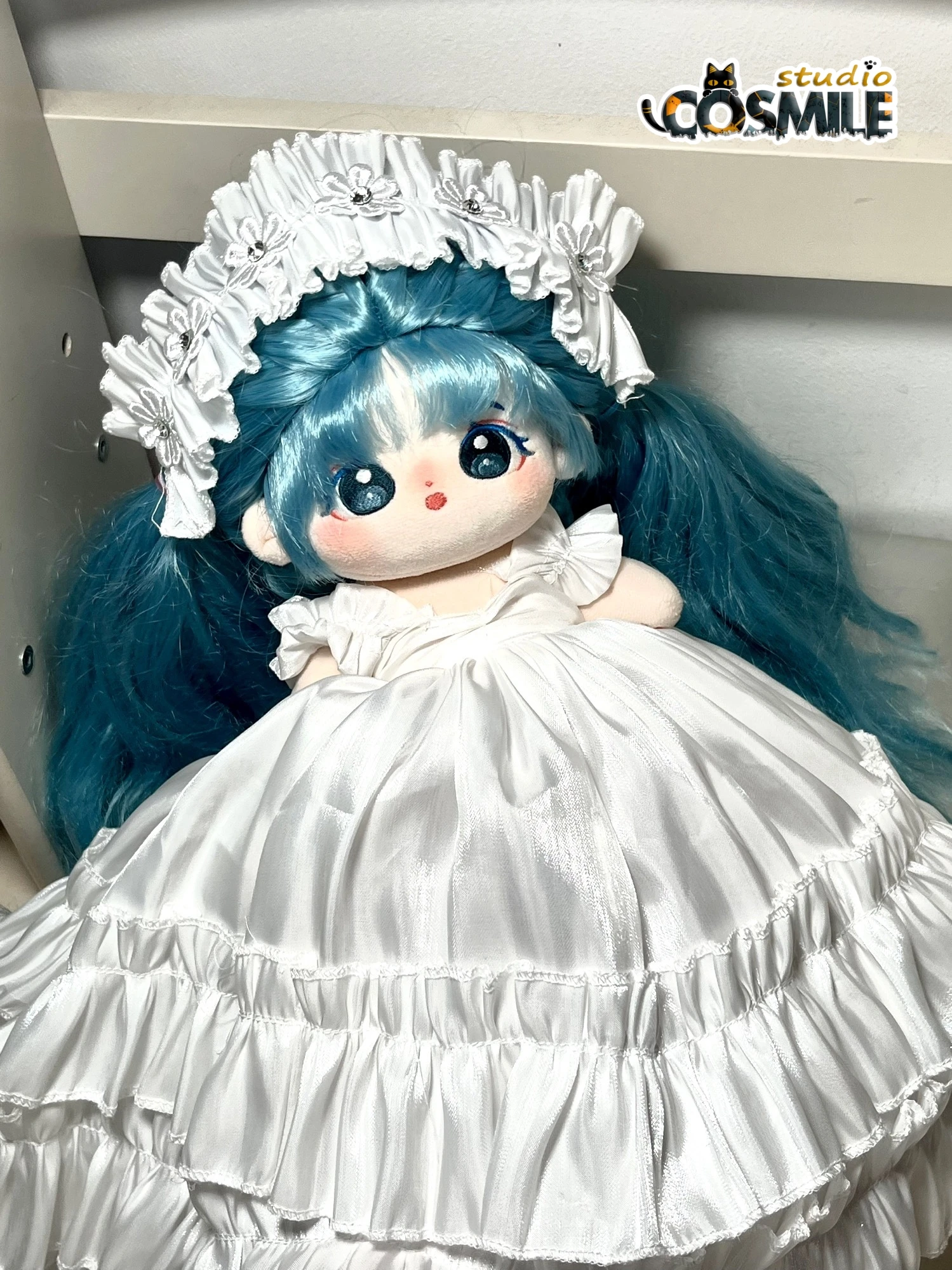 

Idol Star Bride Wedding Dress Lolita Ball Party Costume Stuffed Plushie 20cm 30cm Plush Doll Stuffed Clothes Plushie Clothing