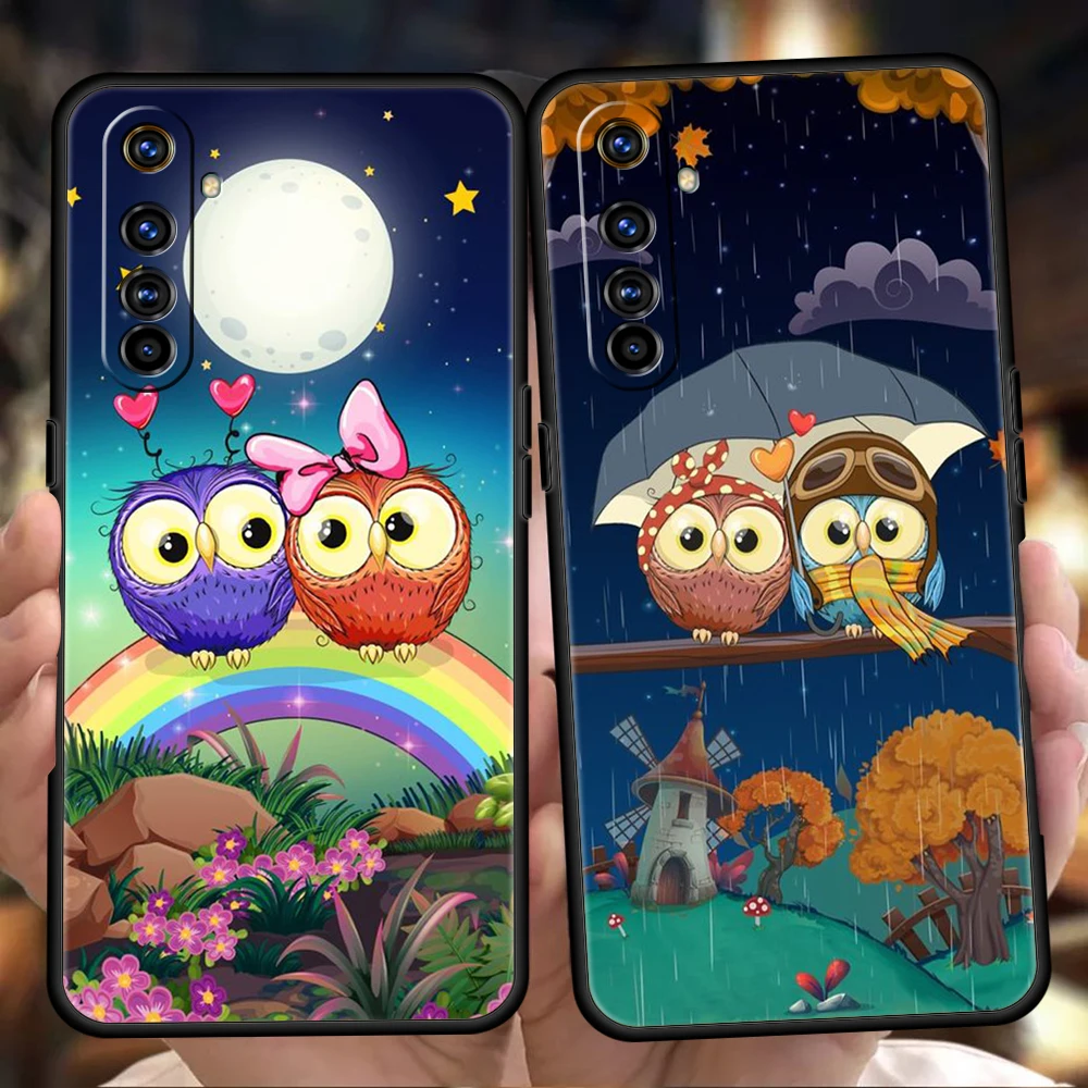 Cute Cartoon Owl Silicone Phone Case - Stylish Protective Shell