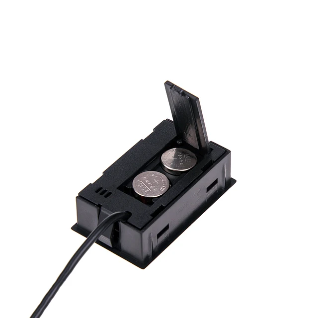 - 50-70 ℃ Mini Lcd Digitális Hőmérő, Amelyet Fagyasztó Hőmérsékletű Hűtőszekrény-Hőmérő Beltéri És Kültéri Vízálló Szondához - Image 2