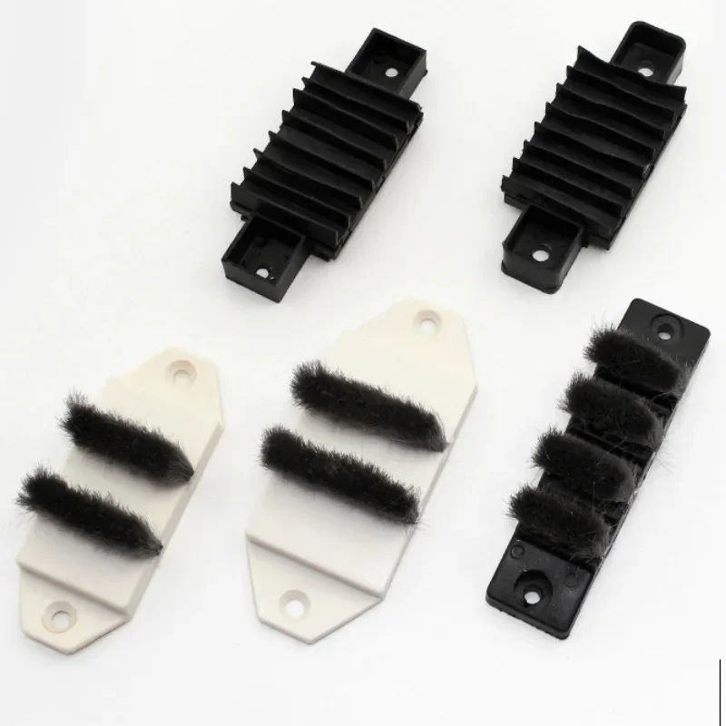 Window Sliding door Windproof fitting sealing strip track Soundproof dustproof block 2pc
