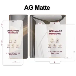 Unbreakable Front Flexible Hydrogel Film Screen Protector - HD Glossy & AG Matte Frosted Finish - V3 Vs3 V2 Vs2 (AG Matte)
