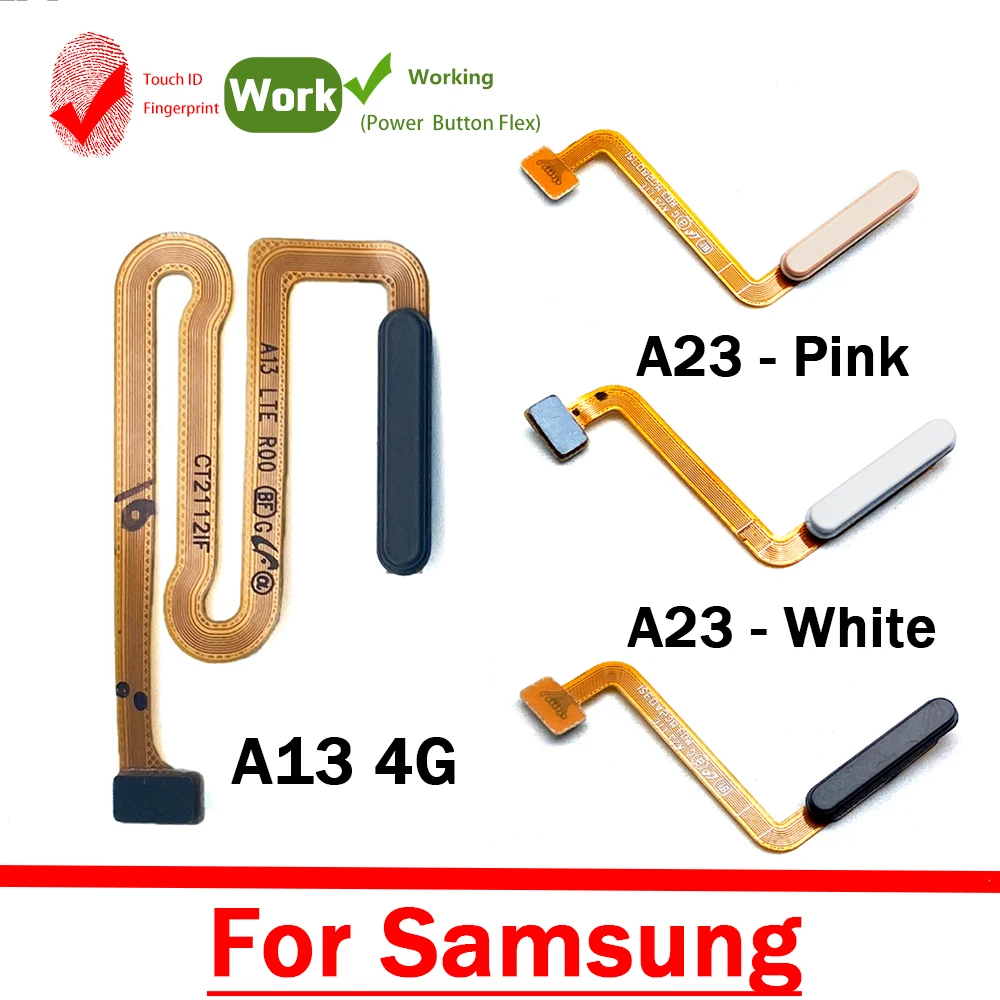 

Протестировано для Samsung A13 4G A23 A13 5G датчик отпечатков пальцев Кнопка возврата домой меню гибкий ленточный кабель