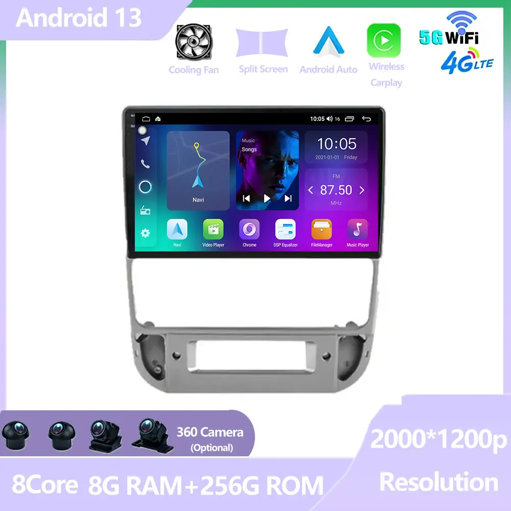 

For Peugeot 406 1994 - 2005 Car Multimedia Radio Player Android 13 GPS Navigation Screen Auido Stereo Wireless CarPlay BT Tools