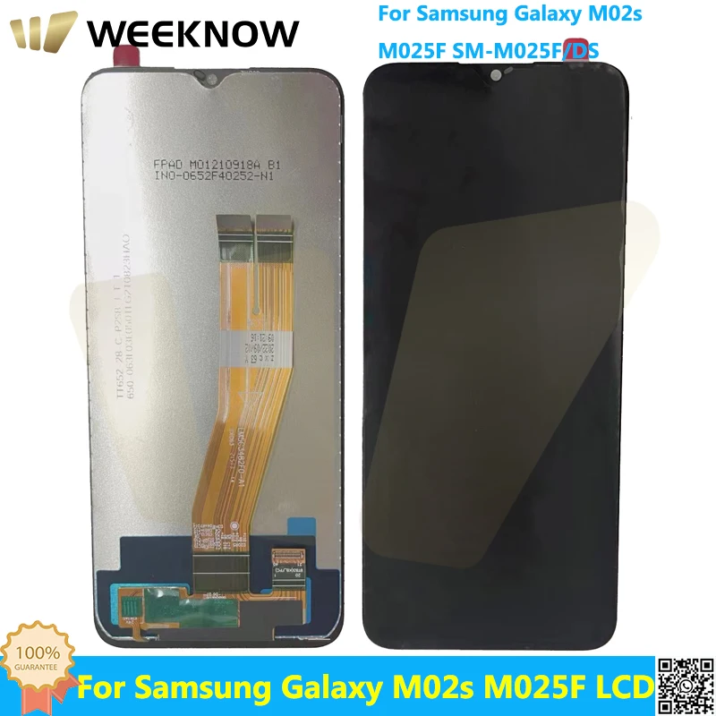 

100% Tested LCD For Samsung Galaxy M02s M025 Display Touch Screen Digitizer Assembly M025M M025F/DS M025M LCD