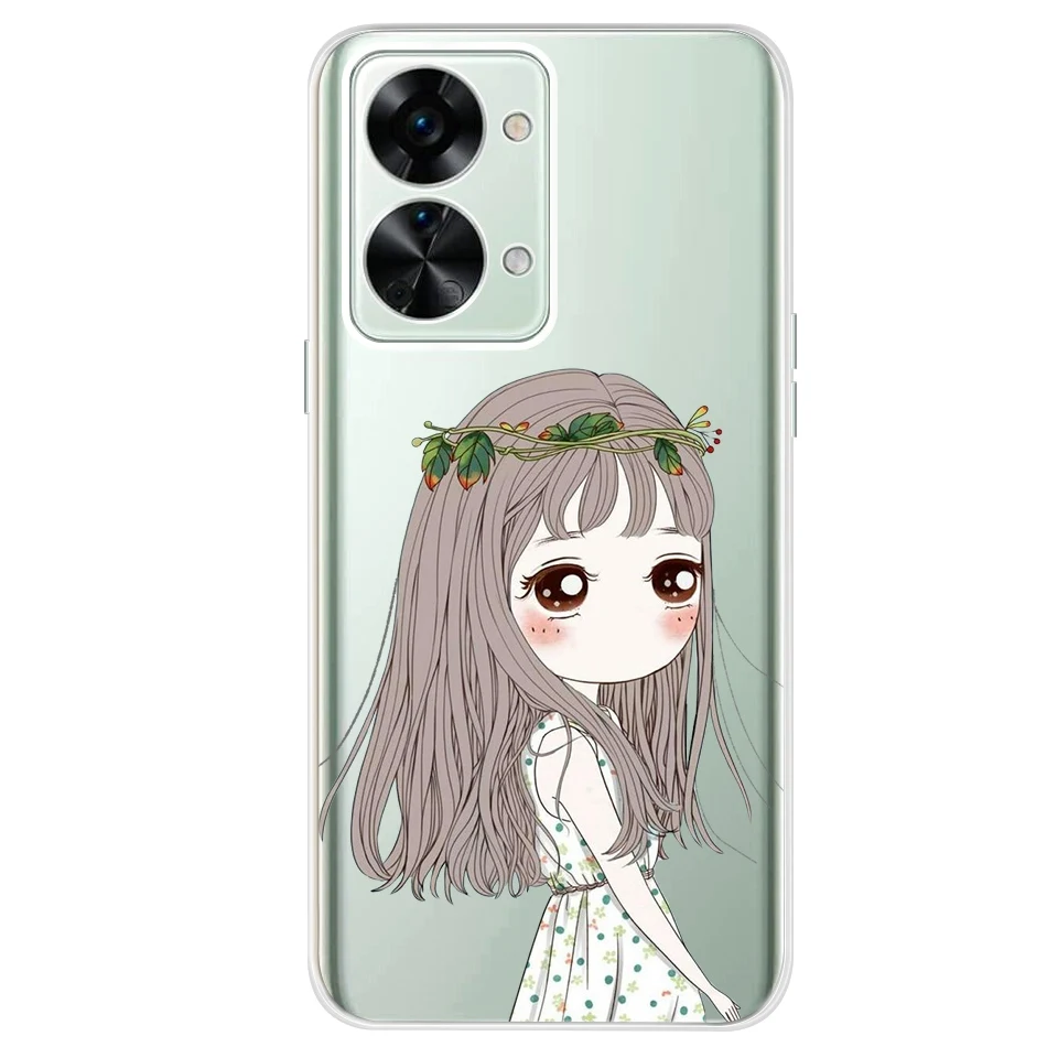 Stylish Painted Soft Silicone Clear TPU Phone Case Cover with Bumper Protection