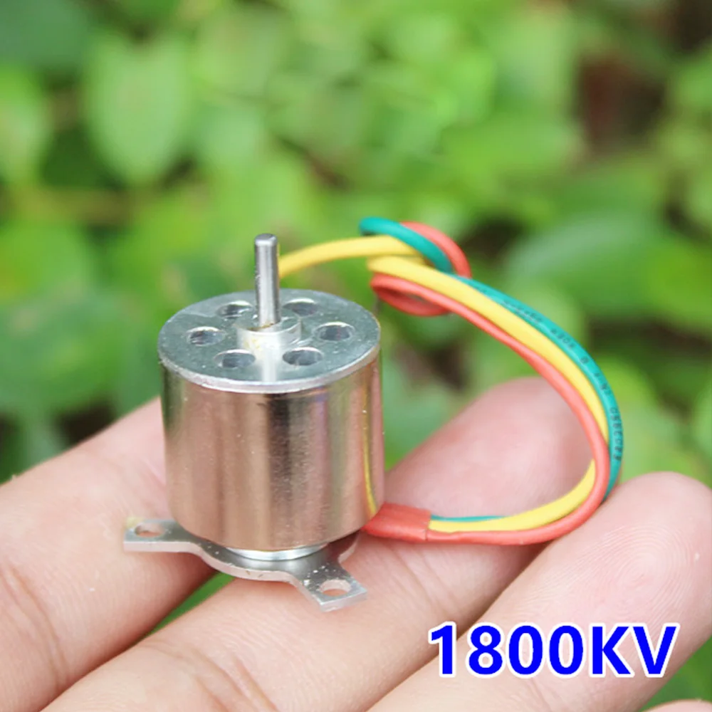 1800KV Mini 19MM 3 Phase Brushless Motor Micro BLDC Multi-Shaft Drone Model Airplane For RC Multicopter Accessories | Обустройство