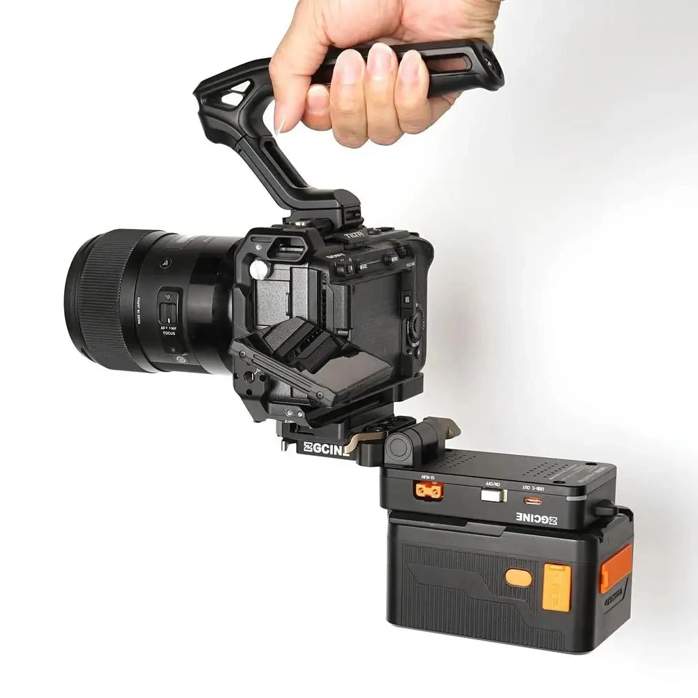 ZGCINE VM-VP4 V-Mount Battery Plate with Arca-Swiss Dual Quick Release Plate for
