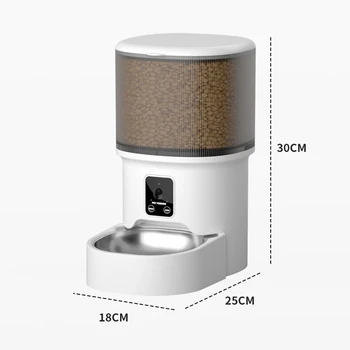 Smart WiFi Pet Feeder with Camera & Fountain - Image 6