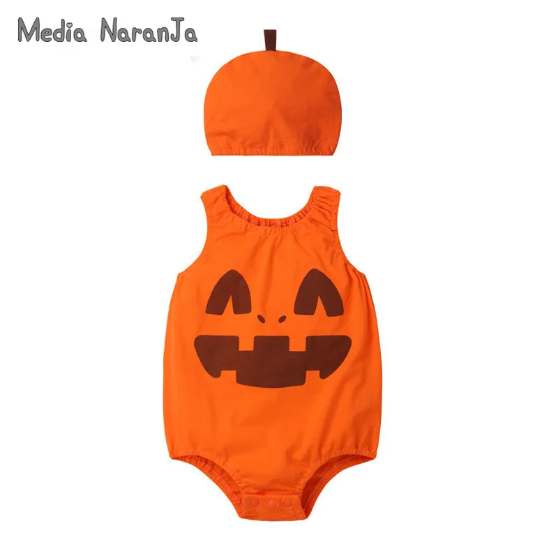 2020 summer baby boys girls unisex fruit type hat with bodysuit infant toddler cotton cute jumpsuit photography outfits bright baby bodysuits	 Baby Rompers