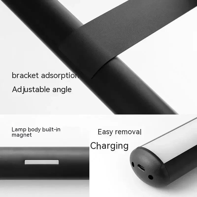 원격 거실 무선 벽 램프 그림 그림 라이트 아트 디스플레이, 초상화, USB 충전식 배터리 작동 사진