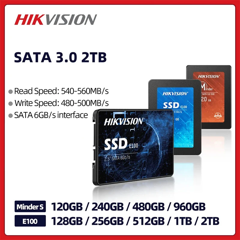 HIKVISION ssd 1tb 2tb 512gb 2.5'' SSD SATA ssd drive nvme m2