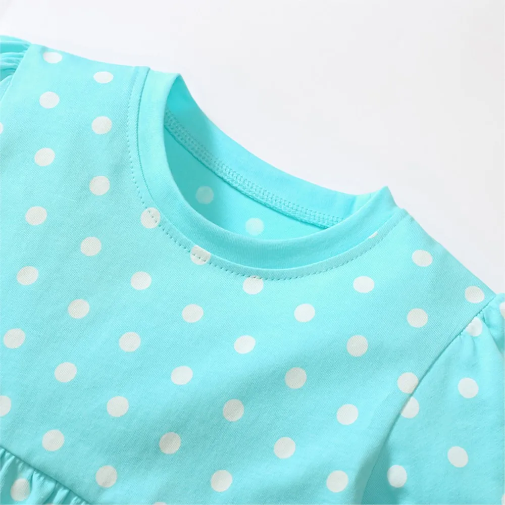 2-7t Children 's Clothing for Kid Baby Girls Summer Cotton Children Clothes Cartoon Ice Cream Popsicle Kids Dresses