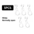 5PCS White NO