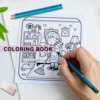 GIRL MOMENTS Bold-easy Patterns Coloring Book for Adults and Teens Cute Drawing Book Perfect Gift for Party Birthday 5
