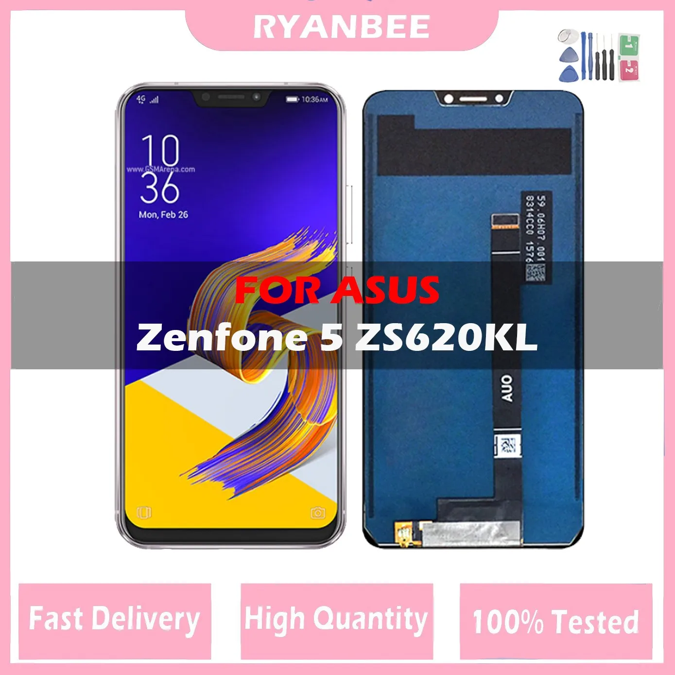 Lcd Per Asus Zenfone 5 2018 Gamme Ze620Kl Display Lcd Touch Screen Digitizer Assembly Parti Di Ricambio Per Asus 5Z Zs620Kl
