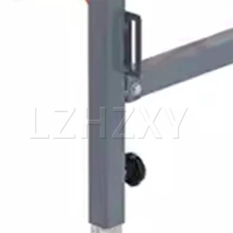 Adjustable Roller Conveyor Table with Wheels 300-Pound Capacity Wrought Iron Tel