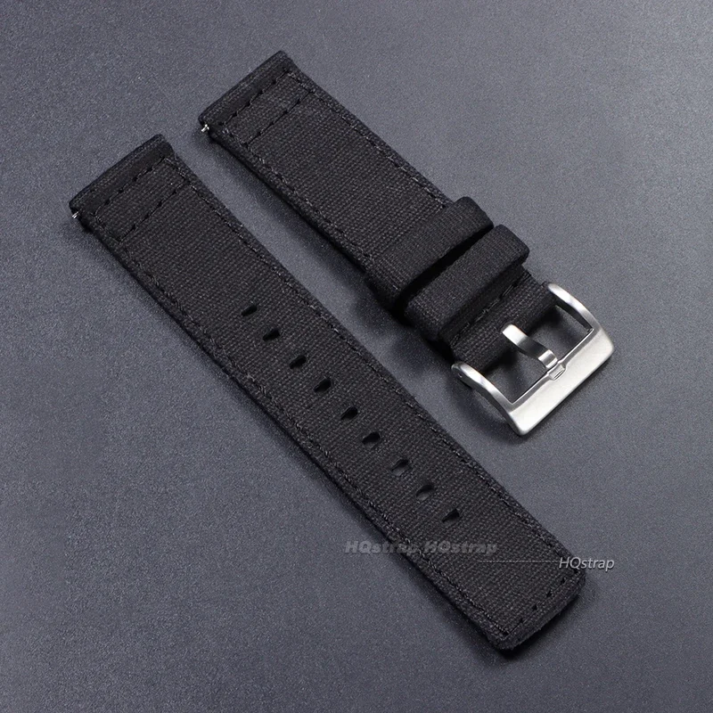 Premium Nylon Sport Watch Strap - Soft, Durable Canvas Wristband