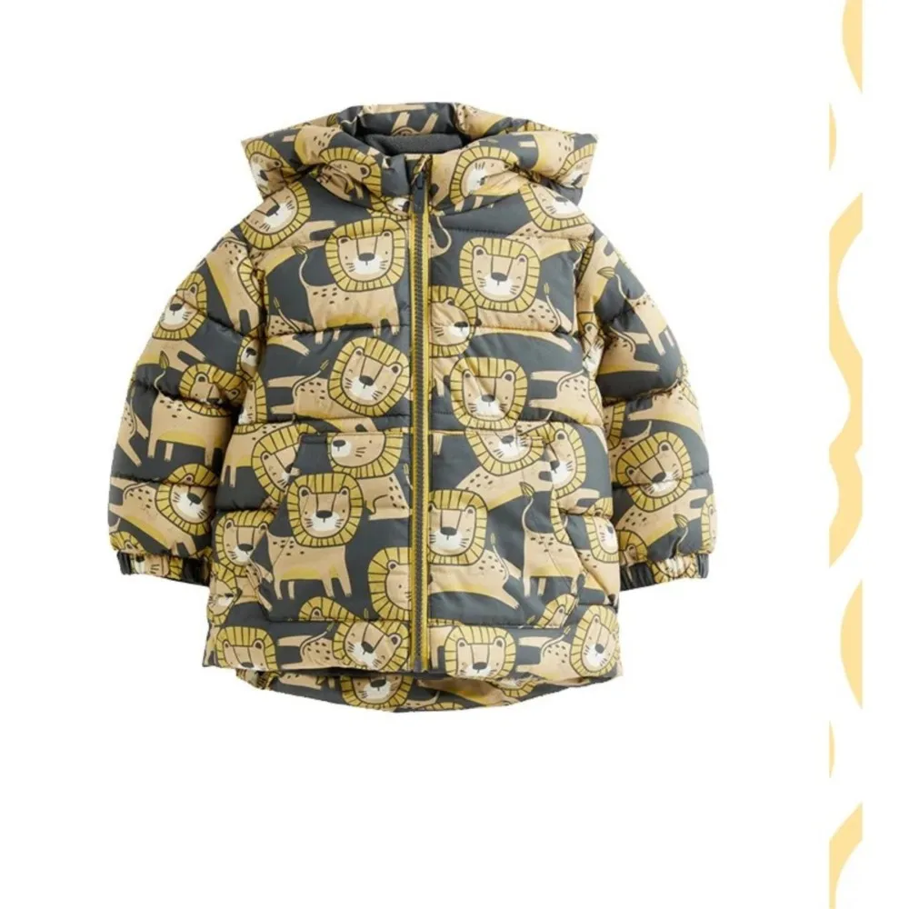 Children's Jackets Winter New Cartoon Fashion Warm Boys Cotton Clothing Cotton Cute Girls Hooded Coat Children's Clothing