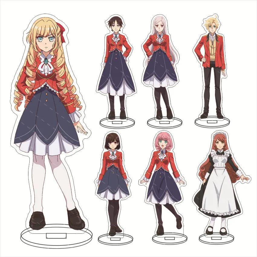 

Anime Watashi No Oshi Wa Akuyaku Reijou Rae Taylor Claire Francois Acrylic Stand Figure Display Cosplay Desktop Model Plate Gift