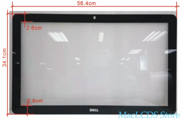새로운 23 인치 외부 화면 유리, Dell 9030 Dell 5348 용 비 터치, 올인원 유리, 외부 화면 (접착 테이프 포함)