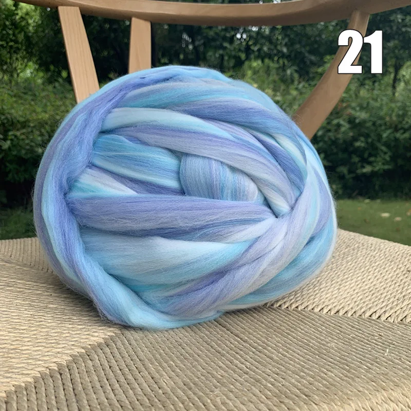 DIY Knitting Kit Craft Supplies Sewing Tools 250g Roving Yarn 8cm Thick