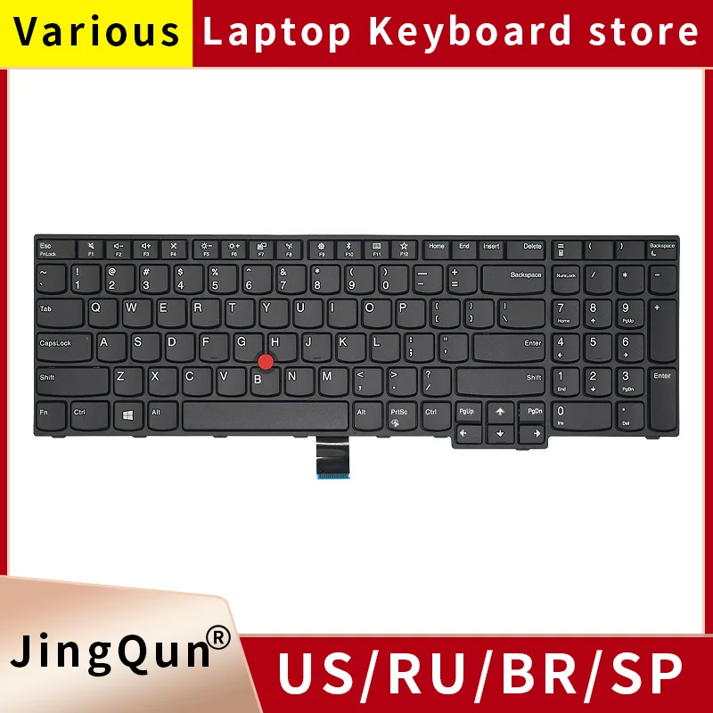Teclado Inglês Retroiluminado para Lenovo Ibm Thinkpad E531 L540 W540 W550 W541 T540 T540p E540 P50s T560 L560 T550 us 04y2426