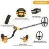Tanxunzhe TC-500 Metal Detector 100CM Waterproof Underground Professional Gold Detector for Adults Treasure Finder Pinpointing 3