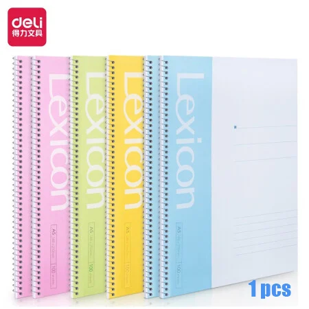 Deli 7685 A5 Notebooks And Journals Kawaii Notepads Diary Datebook Writing Paper For Students School Office Supplies deli 2pcs set mini notebook sanrio hello kitty my melody pochacco student handbook kawaii school writing supplies gift for kids