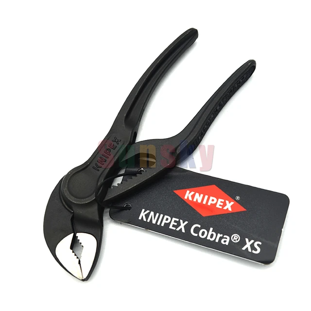 KNIPEX Cobra® XS Water Pump Pliers grey atramentized, embossed, rough  surface 100 mm 87 00 100