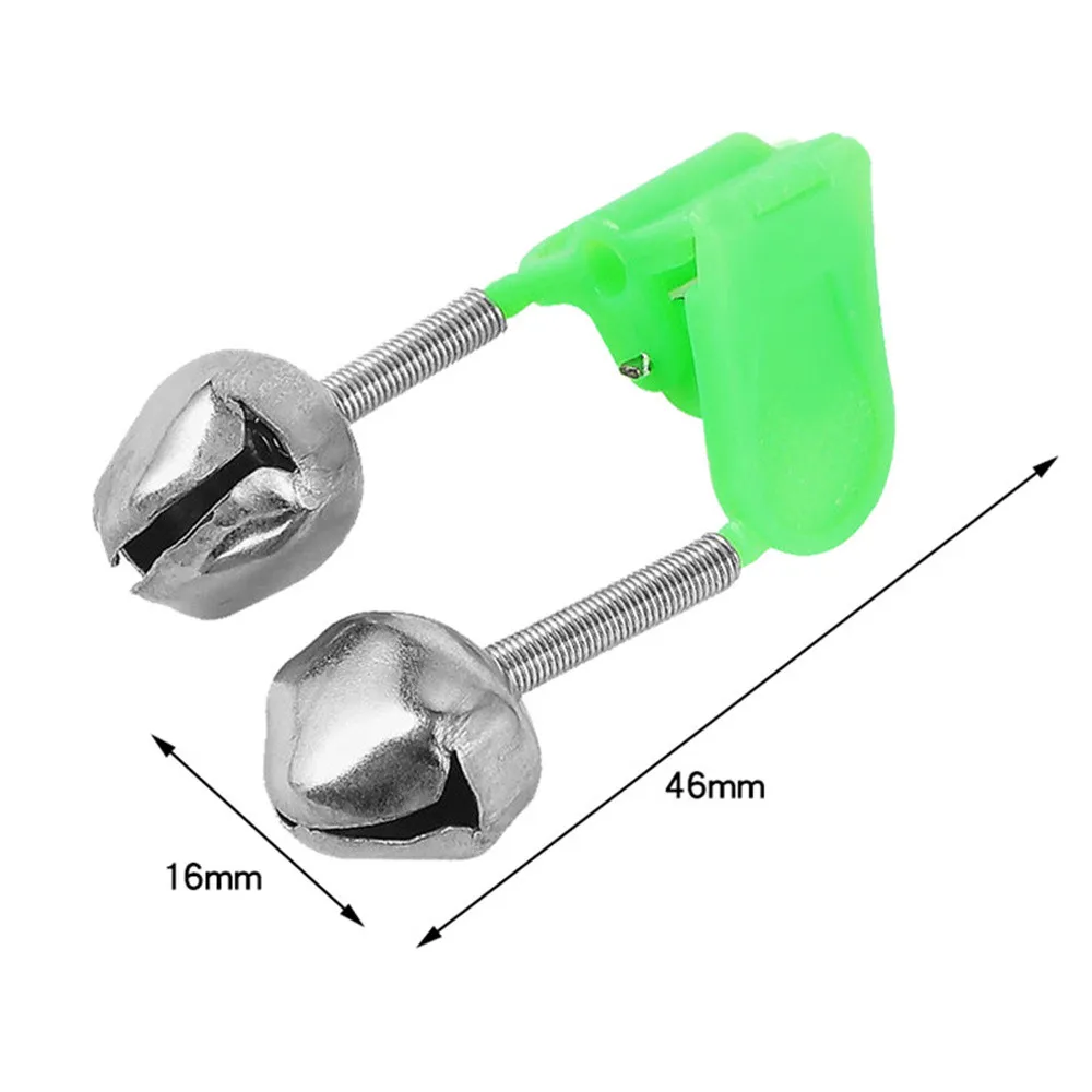 Description Picture 5 of item5pcs/lot Fishing Rod Stalk Fishing Bite Alarms Outdoor Tackle Rod Clamp Tip Metal Clip Bells Ring Accessories Tools