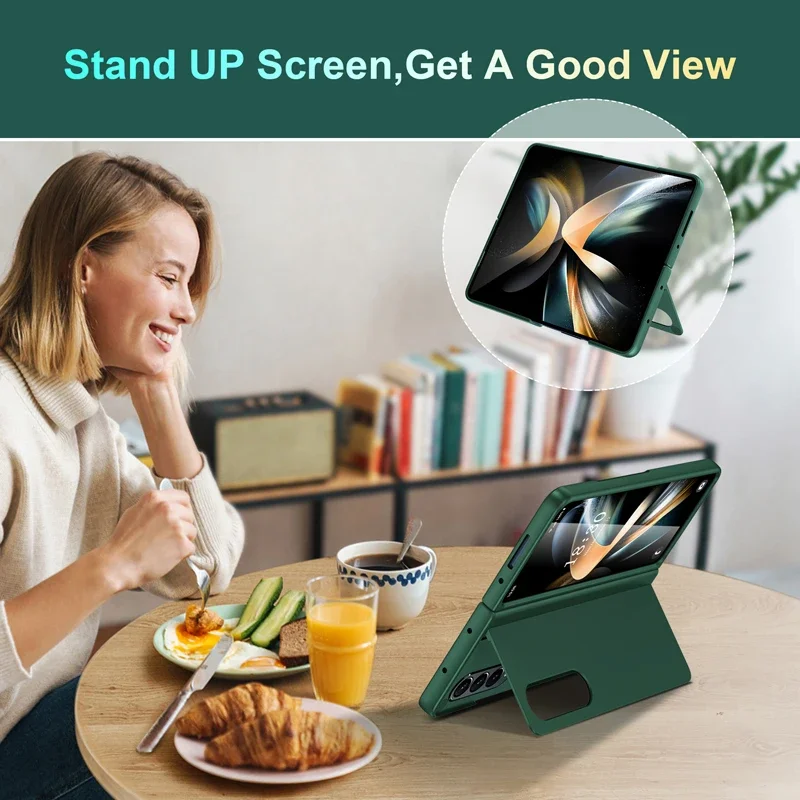 Ultimate Touch Feeling PC Bracket Folding Anti-Fall Full Protection Cover