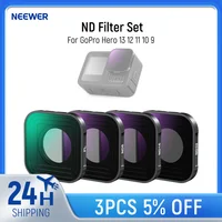 EEWER PL ND Filter Set HD Plastic Neutral Density Polarizer Lens Filter Kit Action Camera Accessory For GoPro Hero 13 12 11 10 9 1