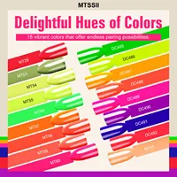 18Pcs/Set Fluorescent Partially Glowing Gel Set Nail Polish Gel Sequins Gel Set UV Semi Permanent Nail Art Varnish Manicure Kit 2