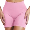 4.5'' Impact Shorts Seamless Low Ribbed Waistband Gym Shorts Scrunch Bum Yoga Shorts Booty High Stretch Running Bike Shorts 3