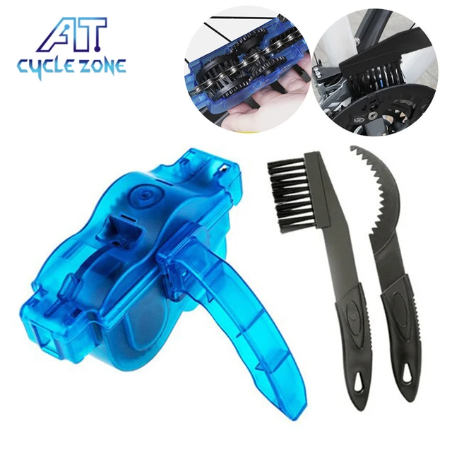 Portable Bicycle Motorcycle Chain Cleaner Brush Road Mountain Bike Clean  Scrubber Wash Tool Kit Cycling Cleaner Maintenance - AliExpress