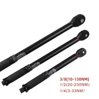Torque Wrench 1/2'' 3/8'' 1/4'' Square Drive Preset Bicycle Torques Key Two-way Ratchet Car Bike Automotive Hand Tools 1