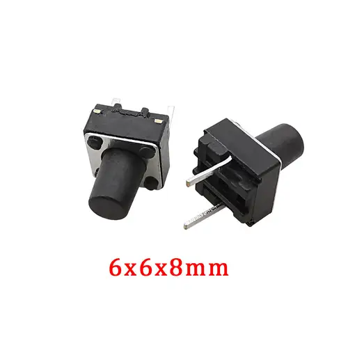 20/50/100Pcs Micro Tactile Switch Momentary Tact DIP Switch 2Pin 6 x 6mm Micro Touch Push Button Switch High 5mm 6mm 7mm 8mm 9mm - Image 10