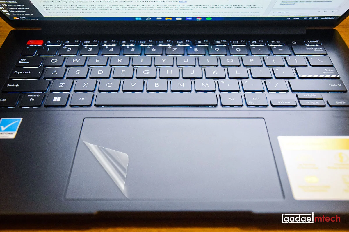Per Asus Zenbook S 14 Oled 2022 K3402Z K3402 Z Ux3402 Ux3402Za Um3402Ya Um3402 Pellicola Protettiva Opaca Per Touchpad