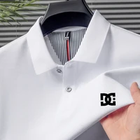 Polo tricoté à manches courtes pour homme, confortable et tendance, nouvelle collection été, col polo, style décontracté, best-seller 1