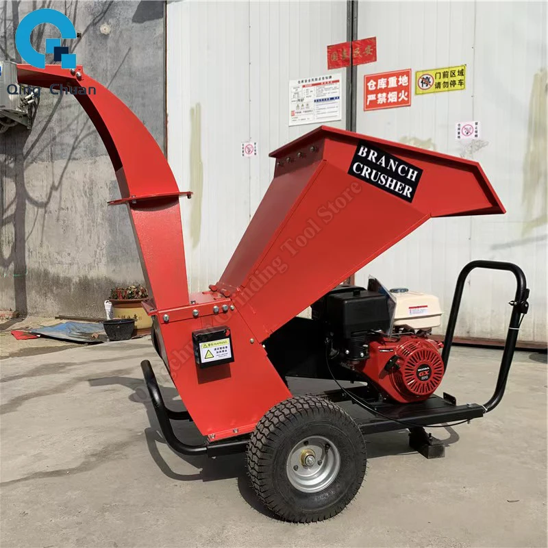 Tree Branch Crusher High Quality 16 HP Efficient Wood Cutting Machine Portable Customized Tree Branch Shredder 2