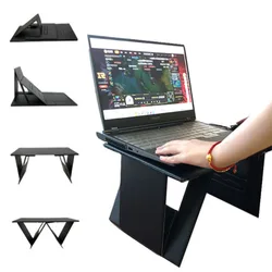 Bureau pour ordinateur Portable fin et Durable, dépliable et réglable, accessoire de bureau pour lit et bureau 