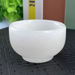 Natural Stone Crystal Bowl Tableware Wine Set Minerals Spiritual Living Office Room Decoration