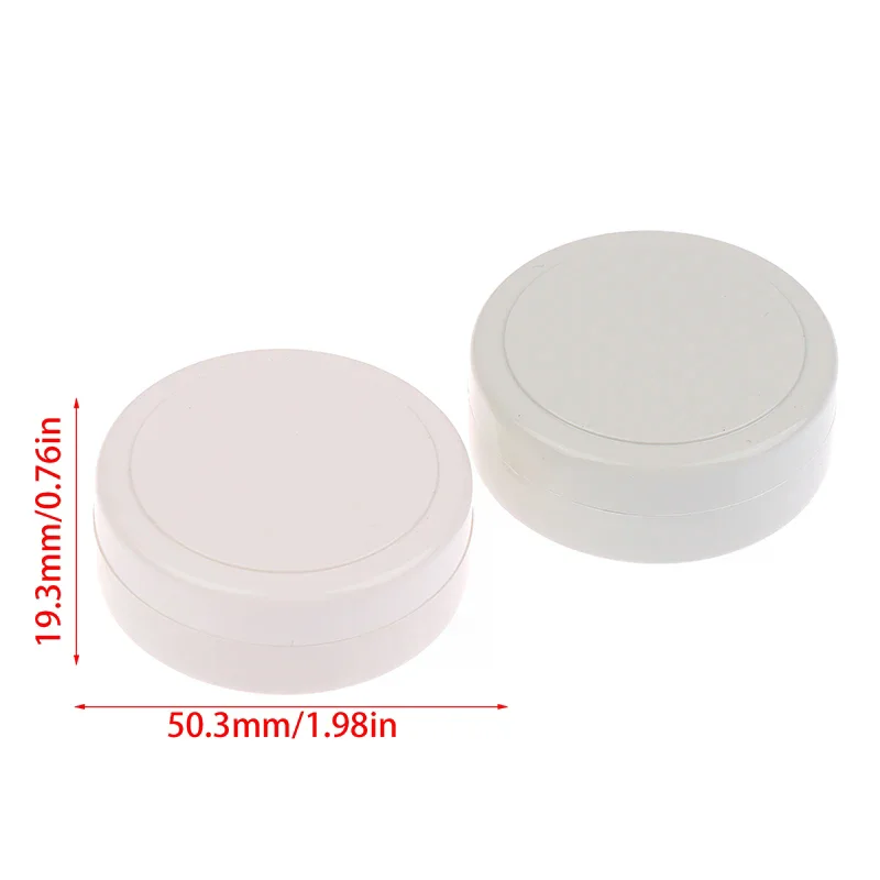 3/4 Grids Empty Nail Gel Jar Plastic Glitter Polish Holder UV Glue Organizer, Manicure Painted Gel Storage Case for Nail Supply