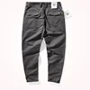 Spring New American Retro Heavyweight Woven Twill Stretch Pants Men's Pure Cotton Washed Slim Straight Business Casual Trousers 3