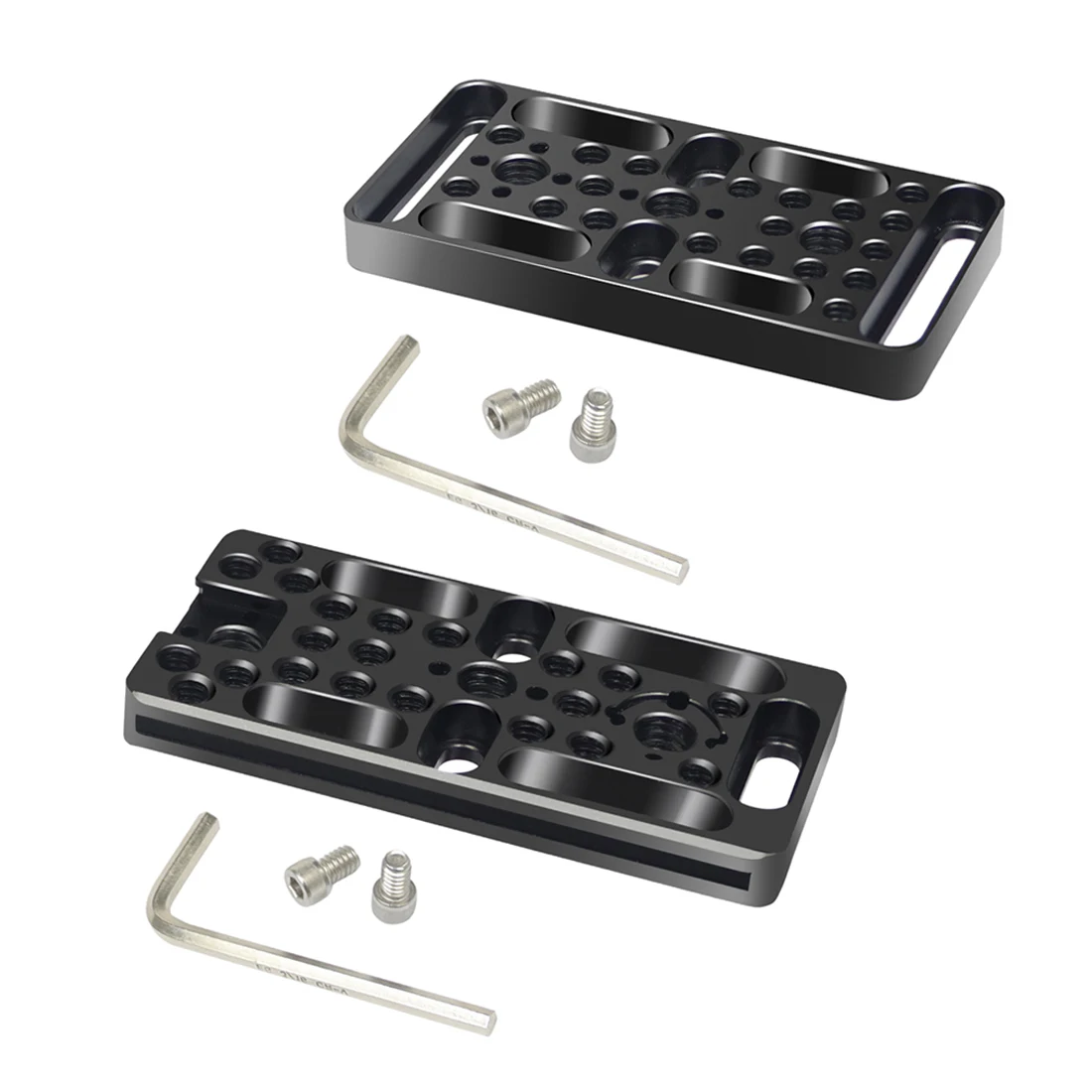 Multi-Zweck Schalt Platte Käse Brett Leicht Platte 1/4 3/8 ARRI Kalten Schuh für Railblock Schwalbenschwanz Stangen DSLR Kamera käfig Rig – Detail 22