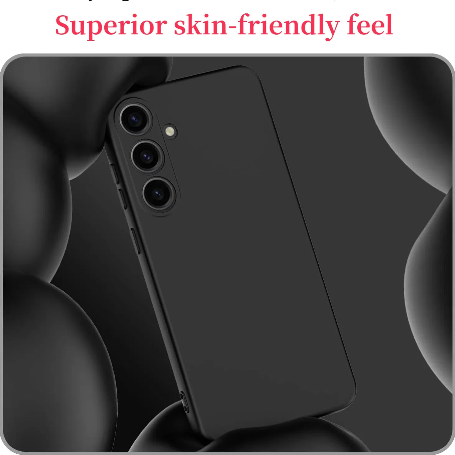 Noble Fashion Solid Colour Shockproof Liquid Silicone Phone Case