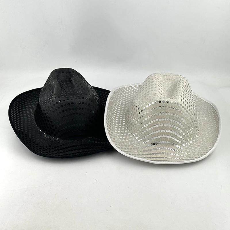 Blinky LED Light Cowboy Cowgirl Hat Flashing Cap Glowing Hat Carnival Men Women Bachelorette Party Wedding Bridal Supplies party hat carnival hat neon hat fluorescent hat