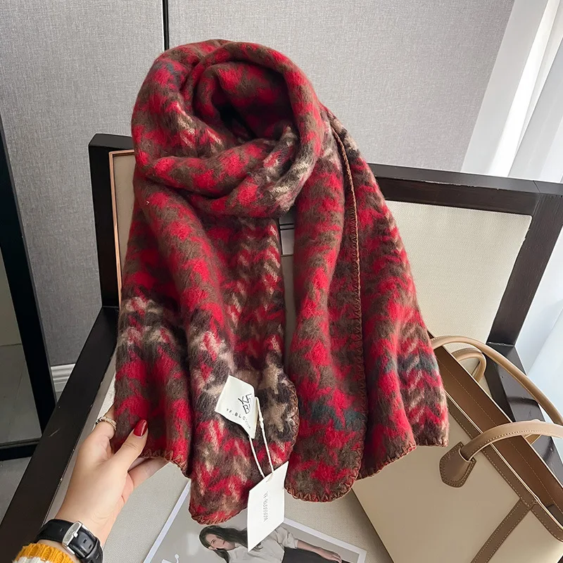 Рисунок 4 - Зимний толстый имитационный кашемировый шарф arfoubo